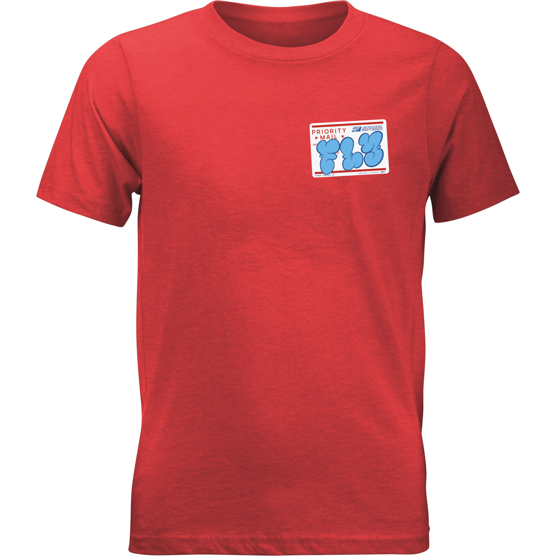 Youth Fly Graffiti Tee Red Ym