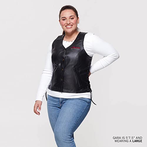 
                      
                        Indian Motorcycle Women's Lindy Vest, Black - S - 286273902
                      
                    