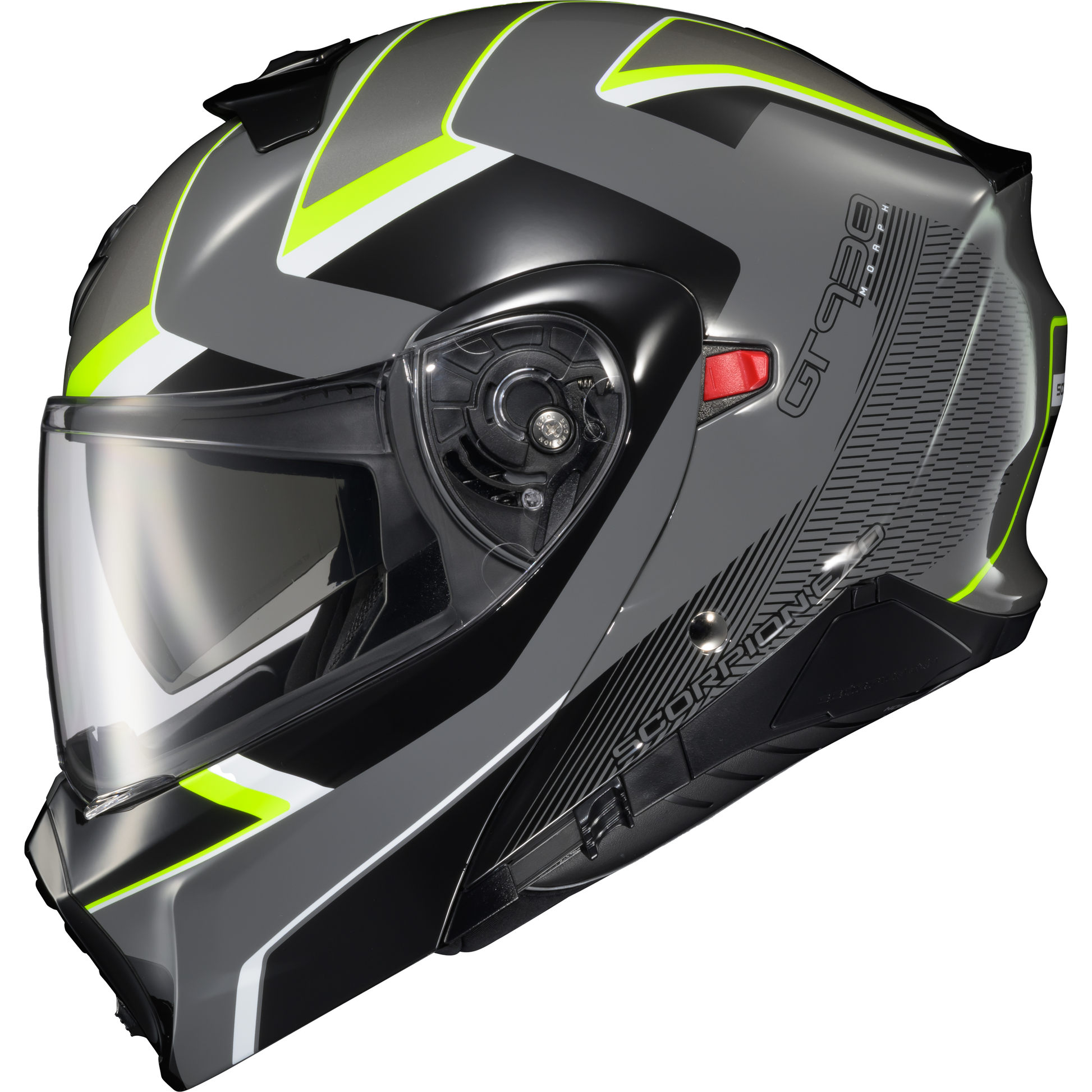 Exo Gt930 Transformer Helmet Morph Grey/Hi Viz 3x