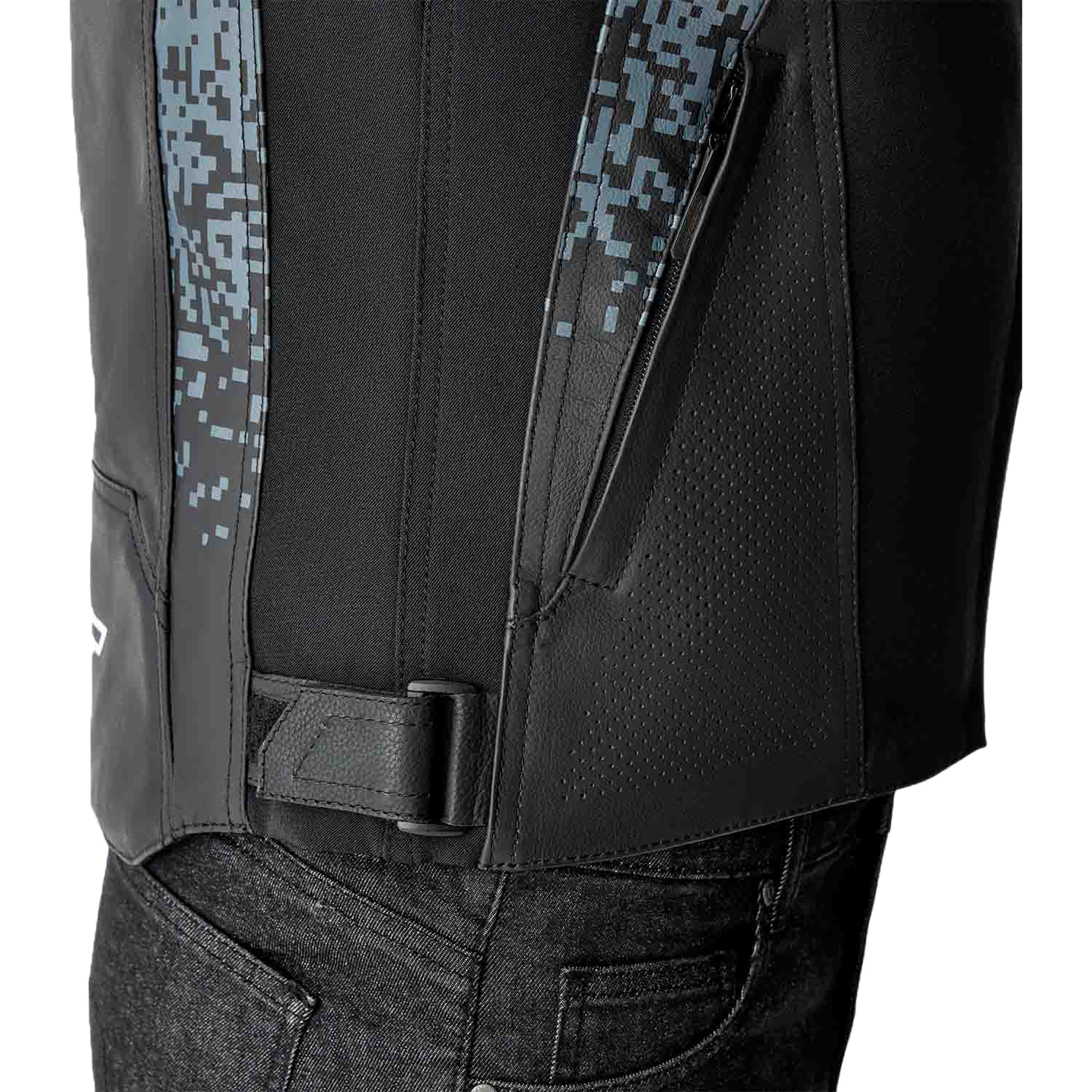 Ps Supersport K D3o Jacket Grey/Black Leather Sm