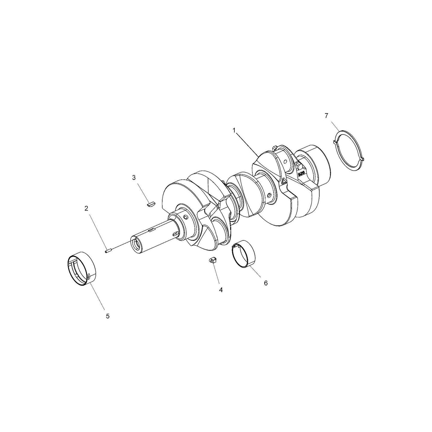 Polaris Ranger Bearing, Genuine OEM Part 3040250, Qty 1