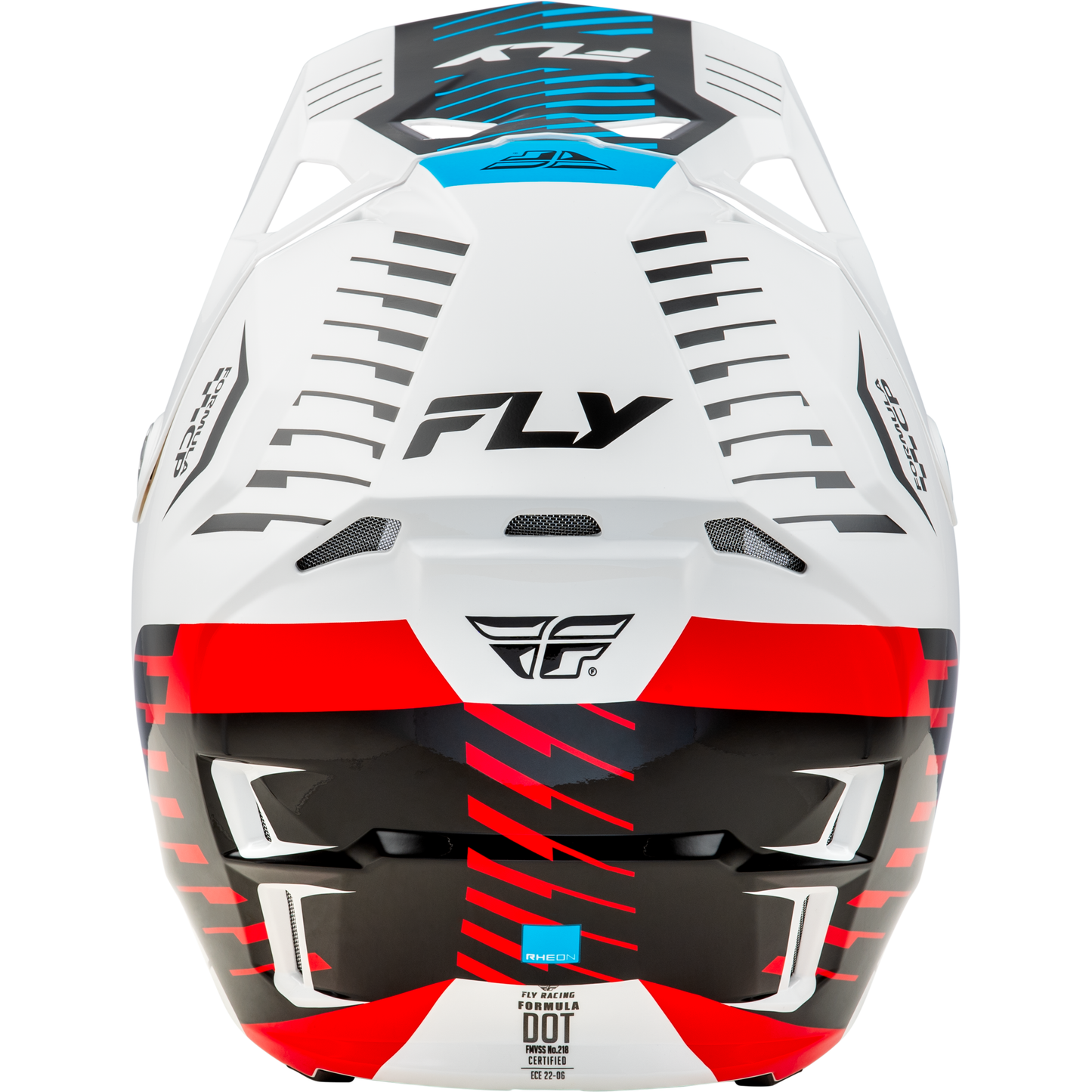 Formula Cp Slice Helmet White/Red/Cyan 2x