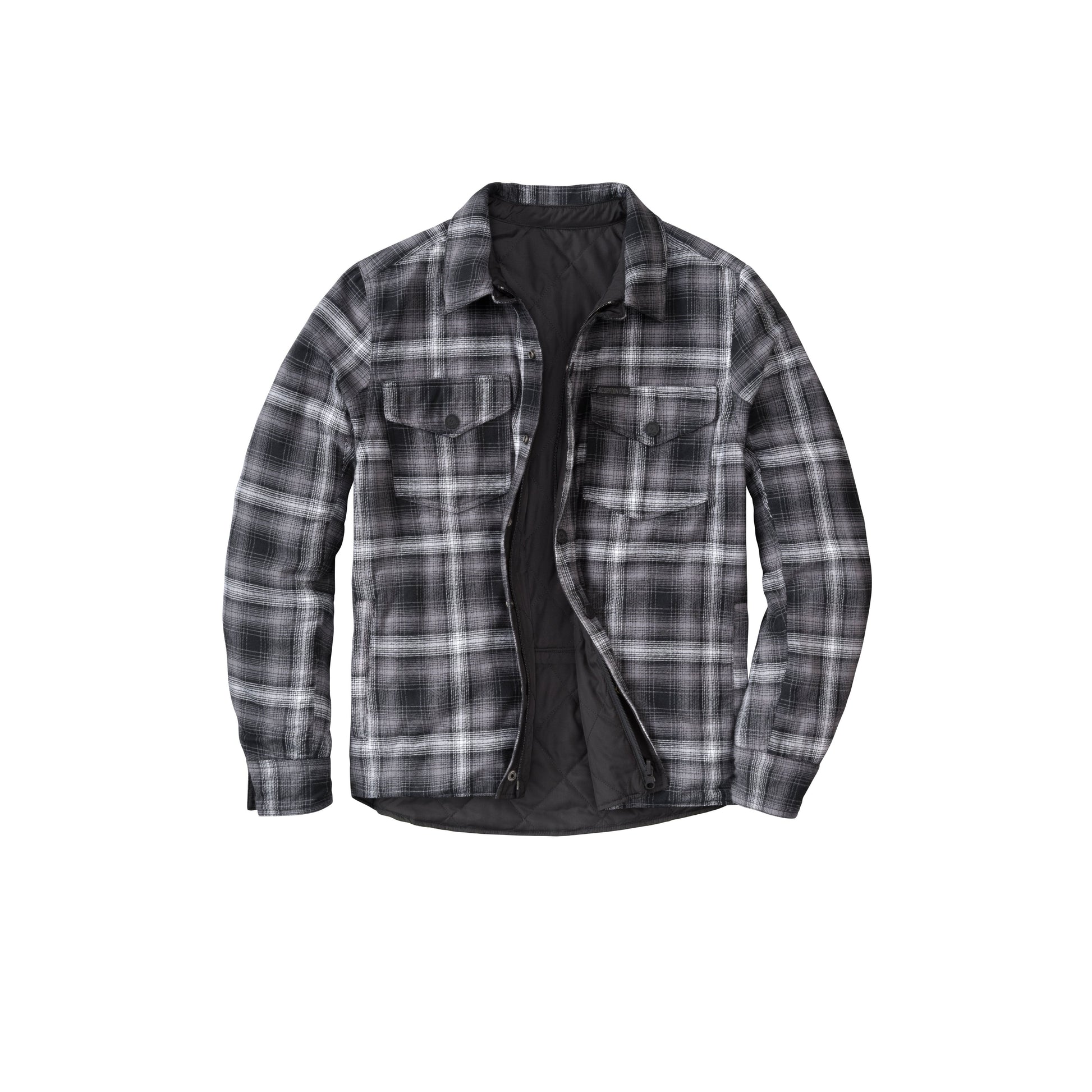 Morpheus Reversable Jacket Black/Plaid Grey 3x