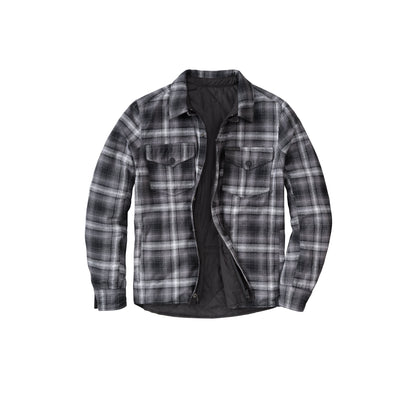 Morpheus Reversable Jacket Black/Plaid Grey 3x