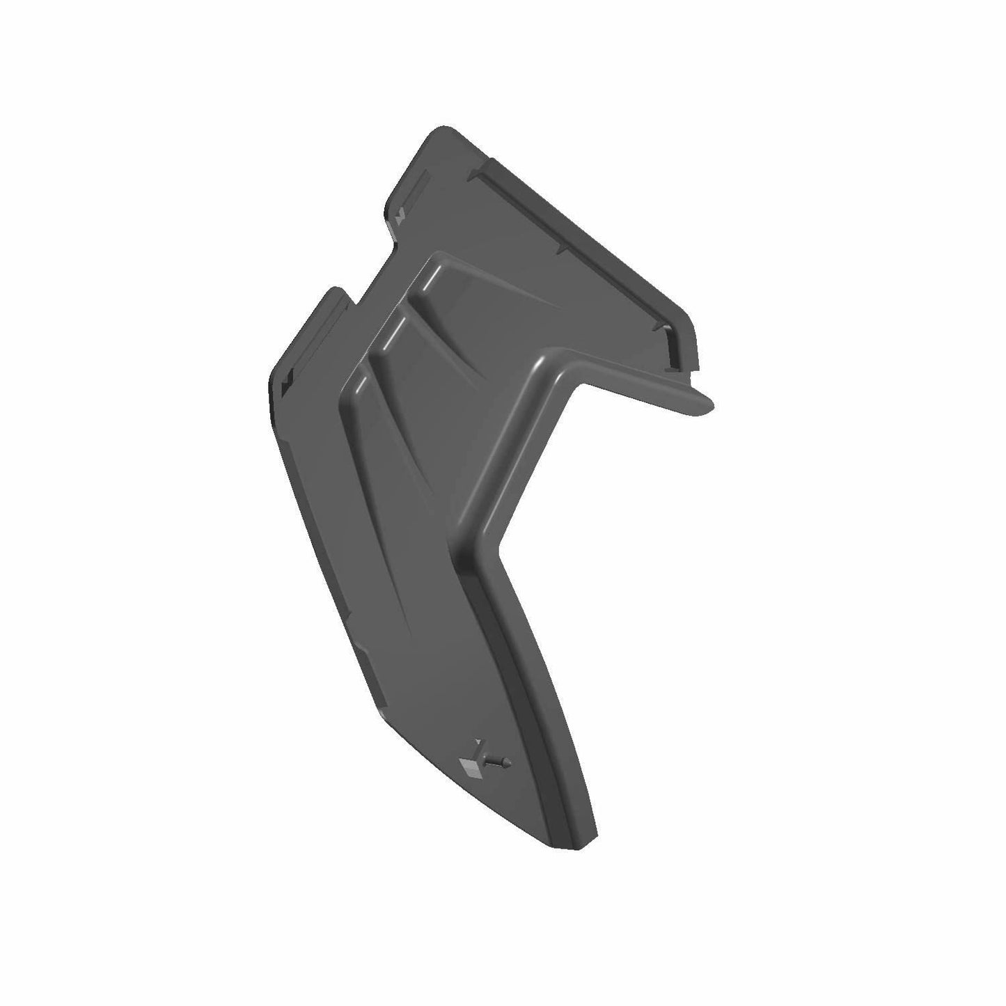 Polaris ATV Panel/Foil, Right, Gloss Black, Genuine OEM Part 2632936-070, Qty 1