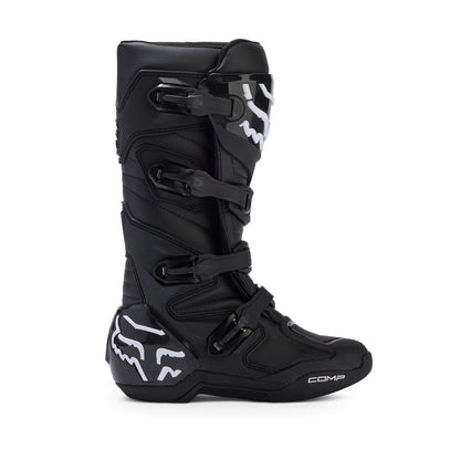 FOX RACING YOUTH COMP MOTOCROSS BOOTS, BLACK, 2