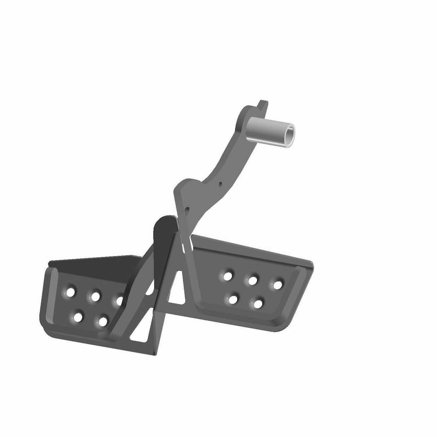 Polaris RZR Brake Pedal Weld, Matte Black, Genuine OEM Part 1023075-458, Qty 1
