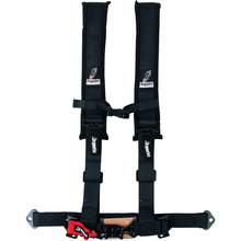 DragonFire Racing Harness- H-Style- 4-Point- 2in Buckle- Black