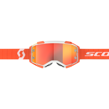 Fury Goggle Orange Orange Chrome Works