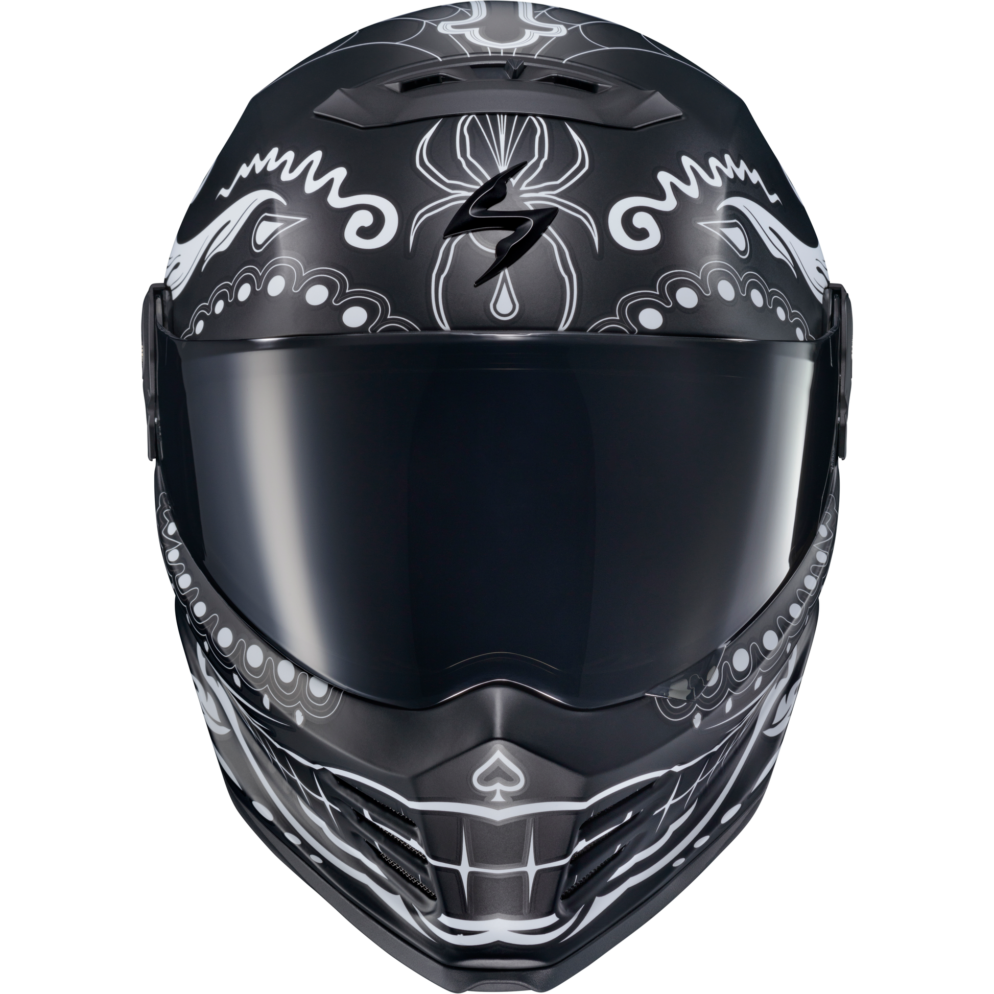 Covert Fx Full Face Helmet El Malo White/Matte Black 2x