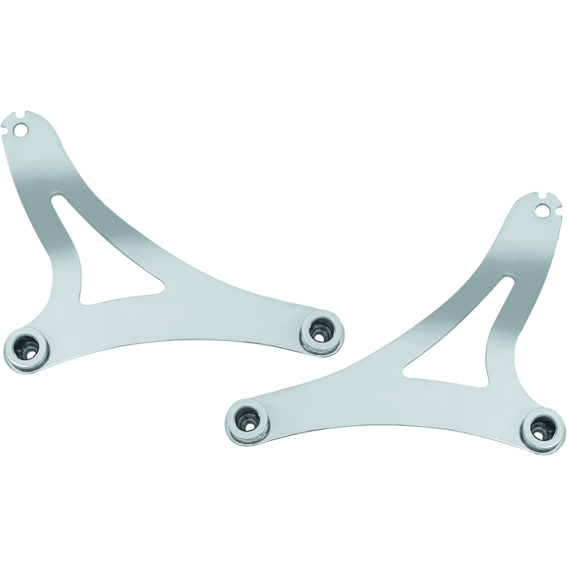 Kuryakyn Fixed Mounts Multi-Purpose Driver & Passenger Backrest 14-22 Indian Models Chrome