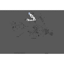 Polaris Slingshot Control Arm Assembly, Upper, Right, Indy Red, Genuine OEM Part 1020195-293, Qty 1