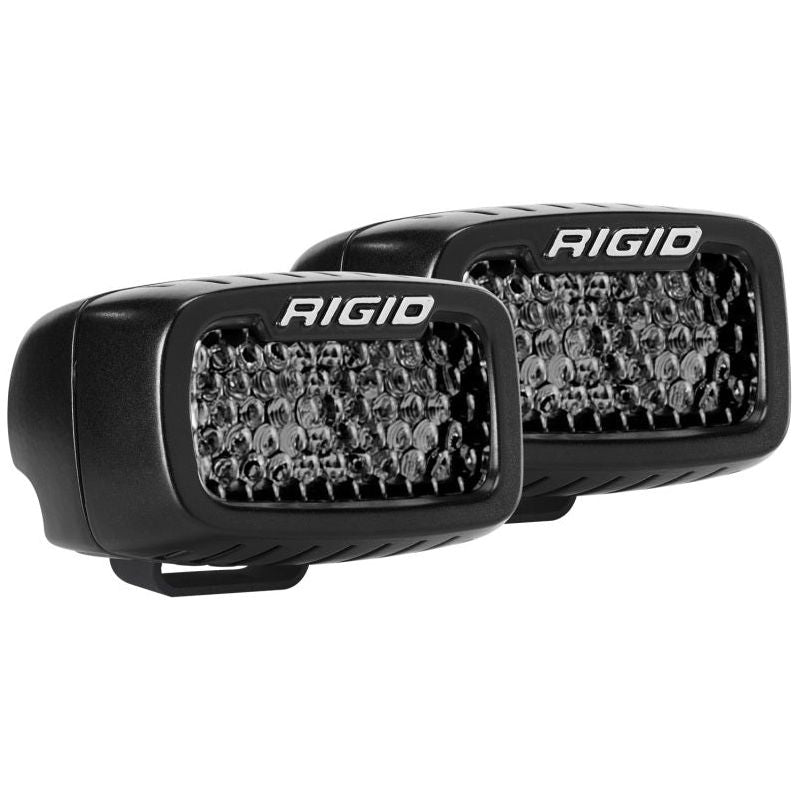 Rigid Industries SR-M Series PRO Midnight Edition - Spot - Diffused - Pair
