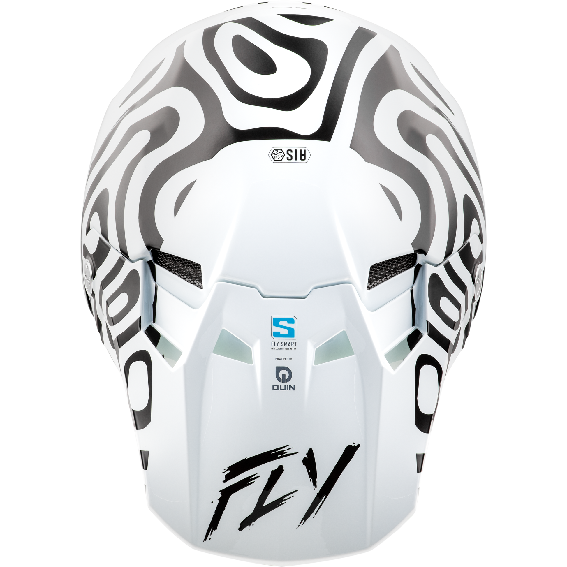 Formula S Carbon Abyss Helmet White/Black Lg