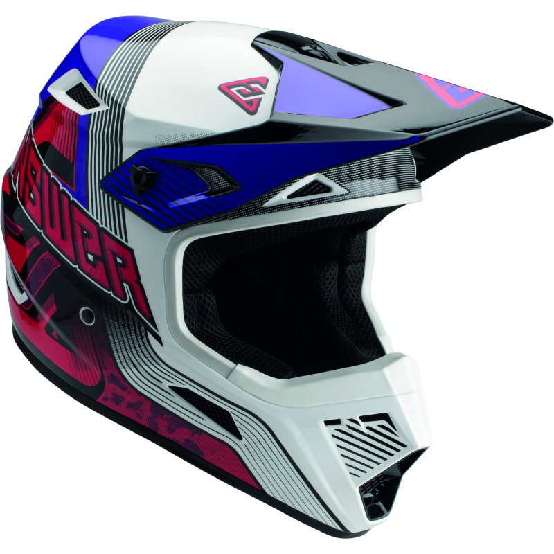 Answer AR1 Vendetta Helmet Red/White/Purple - XL