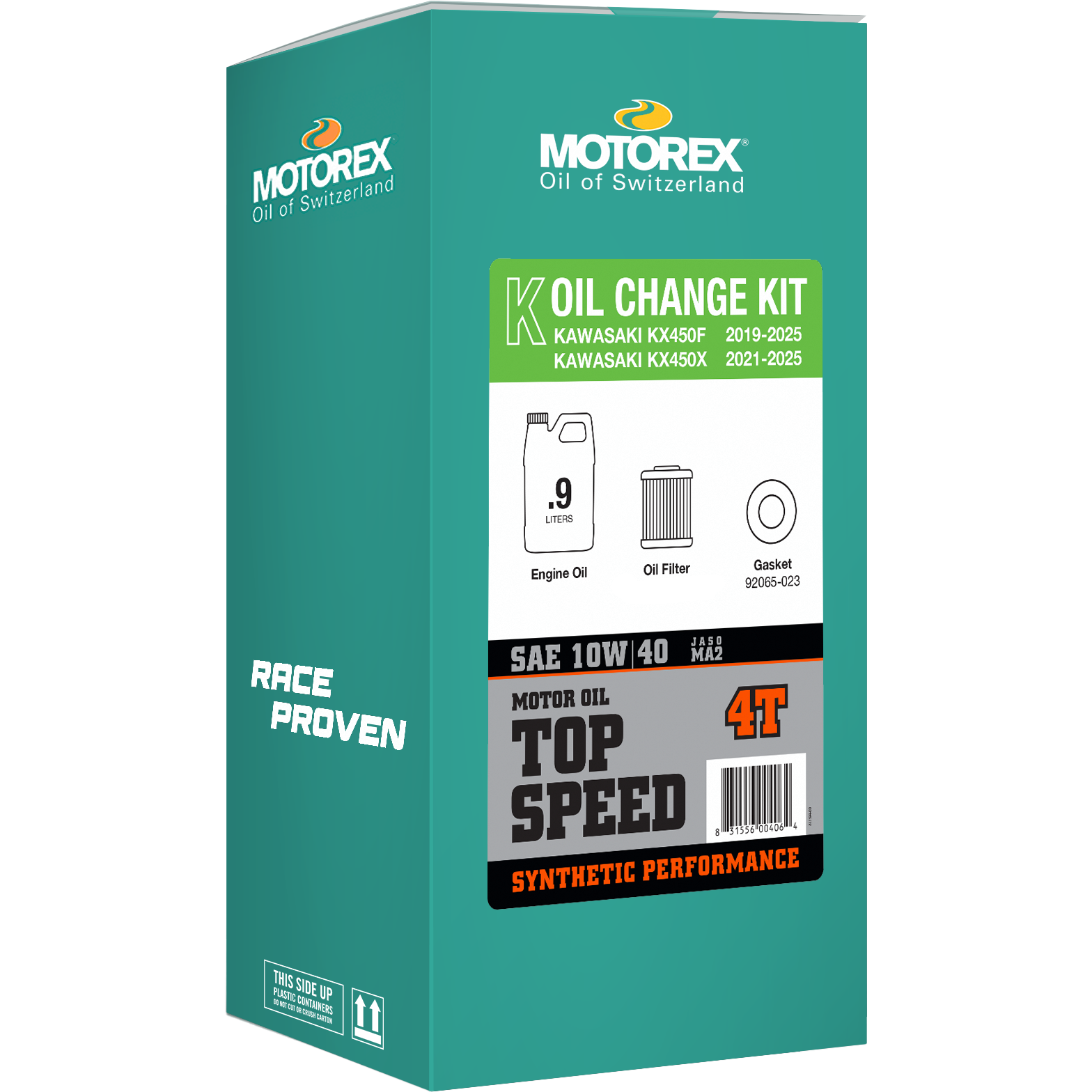 Top Speed Oil Change Kit 0.90l 10w/40 Kaw