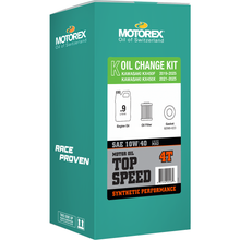 Top Speed Oil Change Kit 0.90l 10w/40 Kaw