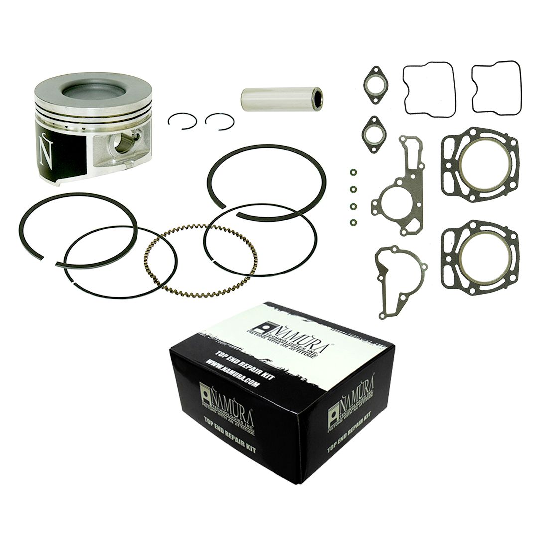 Top End Kit Twin Cylinder 75.95/Std Kaw