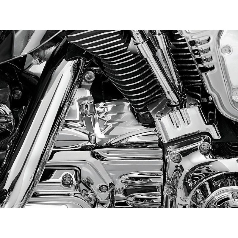 Kuryakyn Rear Cylinder Base Cover For 02-06 Touring Models Chrome