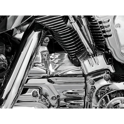 Kuryakyn Rear Cylinder Base Cover For 02-06 Touring Models Chrome