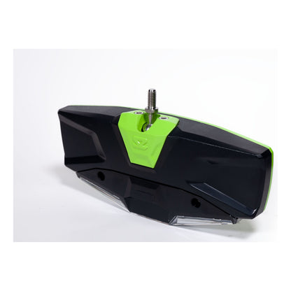 Bezel Halo Billet/Led/Cast Green