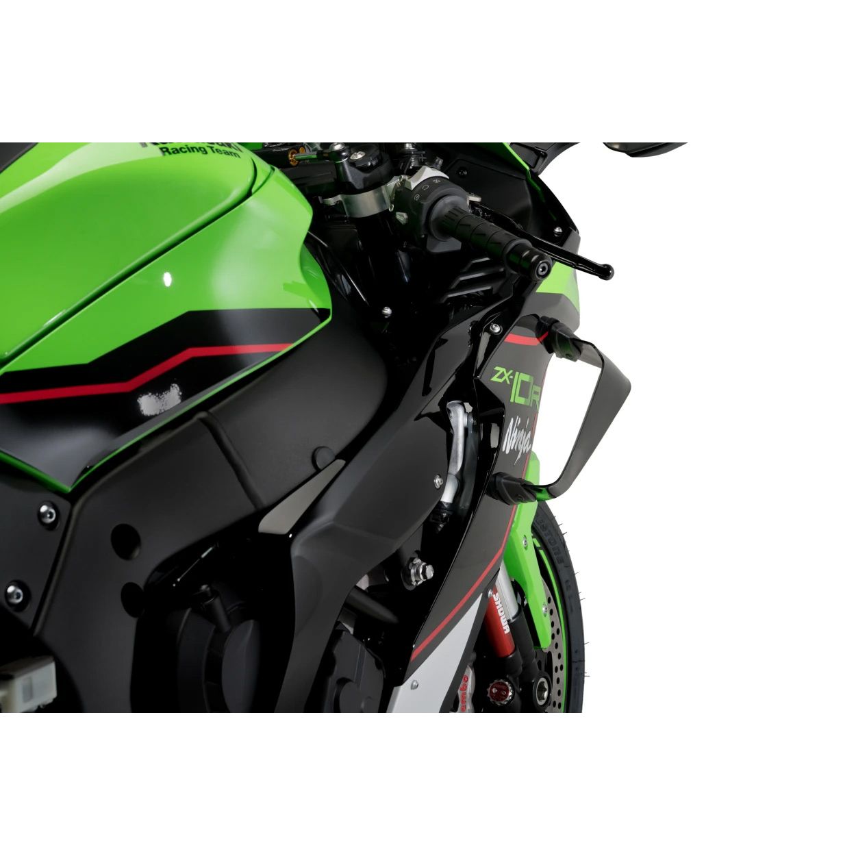Race Side Spoilers Black Kaw