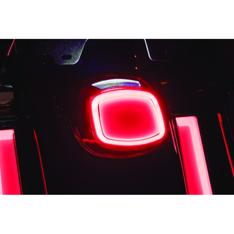Kuryakyn Tracer LED Taillight Red Lens With License Light
