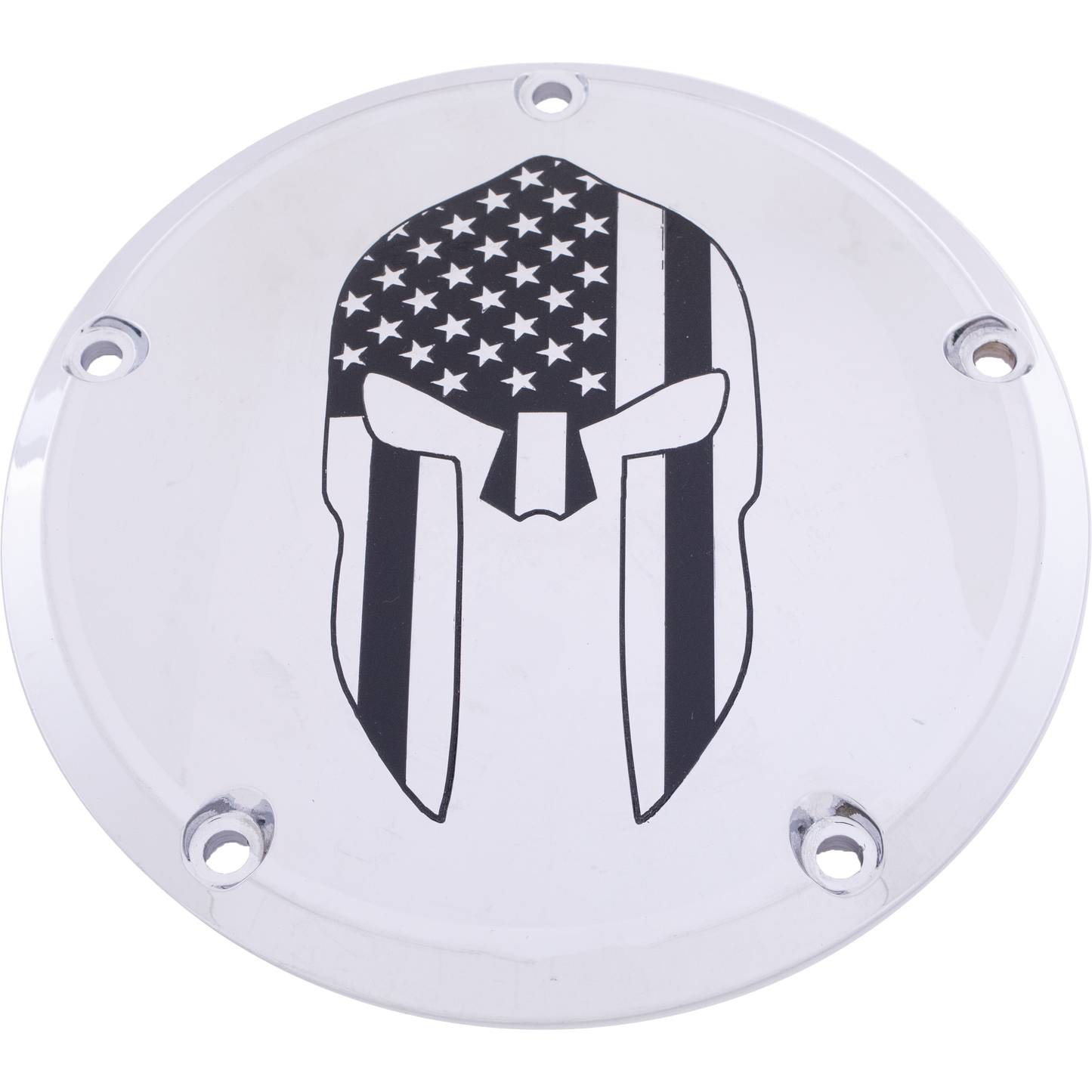 6   M8 Softail Derby Cover Spartan Chrome