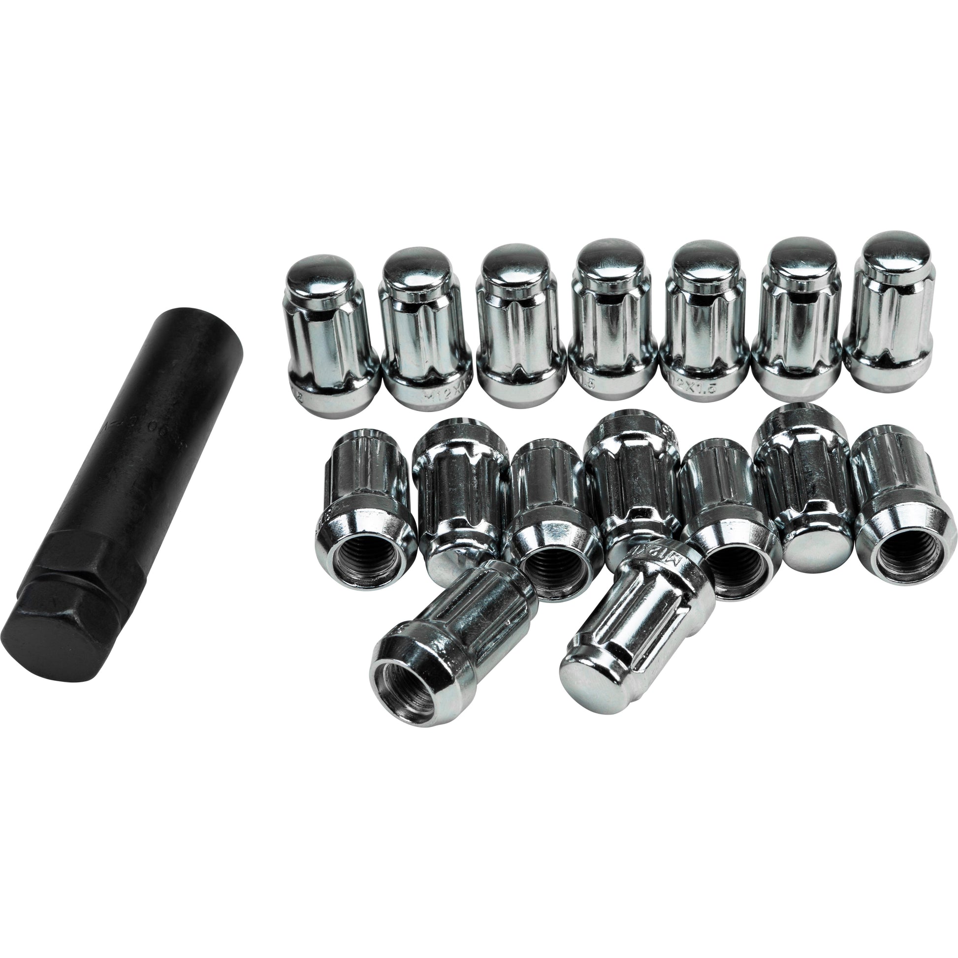 12mmx1.50 Lock Style Lug Nuts W/Key 16/Pk