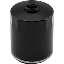 Twin Power Twin Cam and M8 Black Oil Filter With Nut Replaces H-D 63798-99 with Backflow Valve
