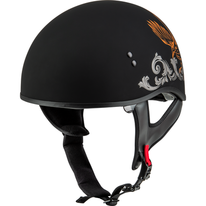 Hh 65 Corvus Helmet Matte Black/Silver/Orange Xs