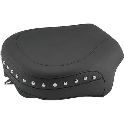 Mustang 08-21 Harley Electra Glide,Rd Glide,Rd King,Str Glide Pass Seat(13.5wide)/Studs - Black