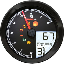 Speedo / Tach Blk Bezel Lcd Color Change Display
