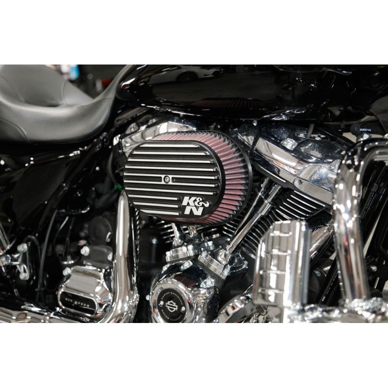 K&N Street Metal Intake System for 12-16 Harley-Davidson Road King 103cl Side Draft Touring