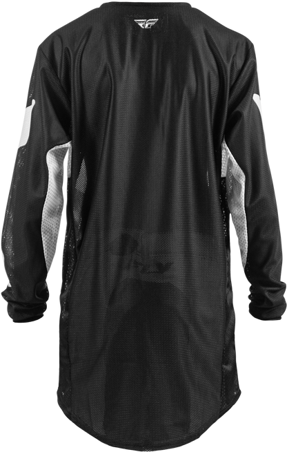 Yth Kinetic Mesh Jersey Black/White Yl