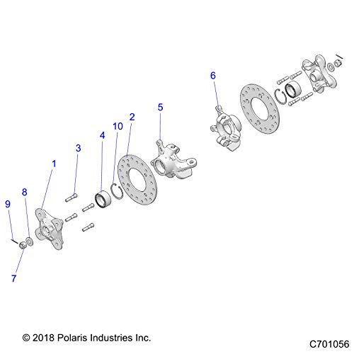 
                      
                        Polaris RZR Knuckle, Front, Left, Machined, Genuine OEM Part 5142196, Qty 1
                      
                    