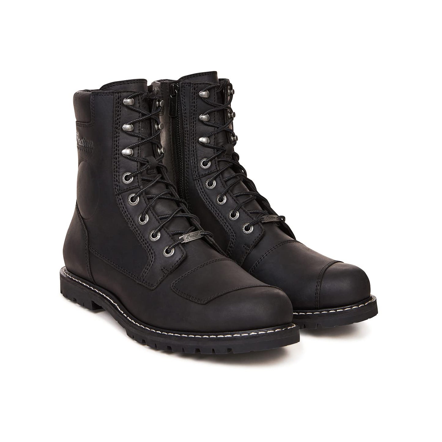 Indian Motorcycle Men's Lace Up Boot, Black - 10-286170310