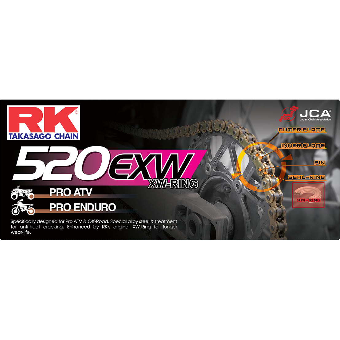 Gb520exw Drive Chain Gold 520 X 120