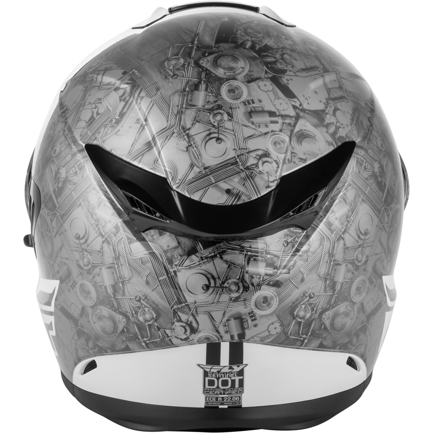 Sentinel Mech Helmet Black/White/Grey Xs