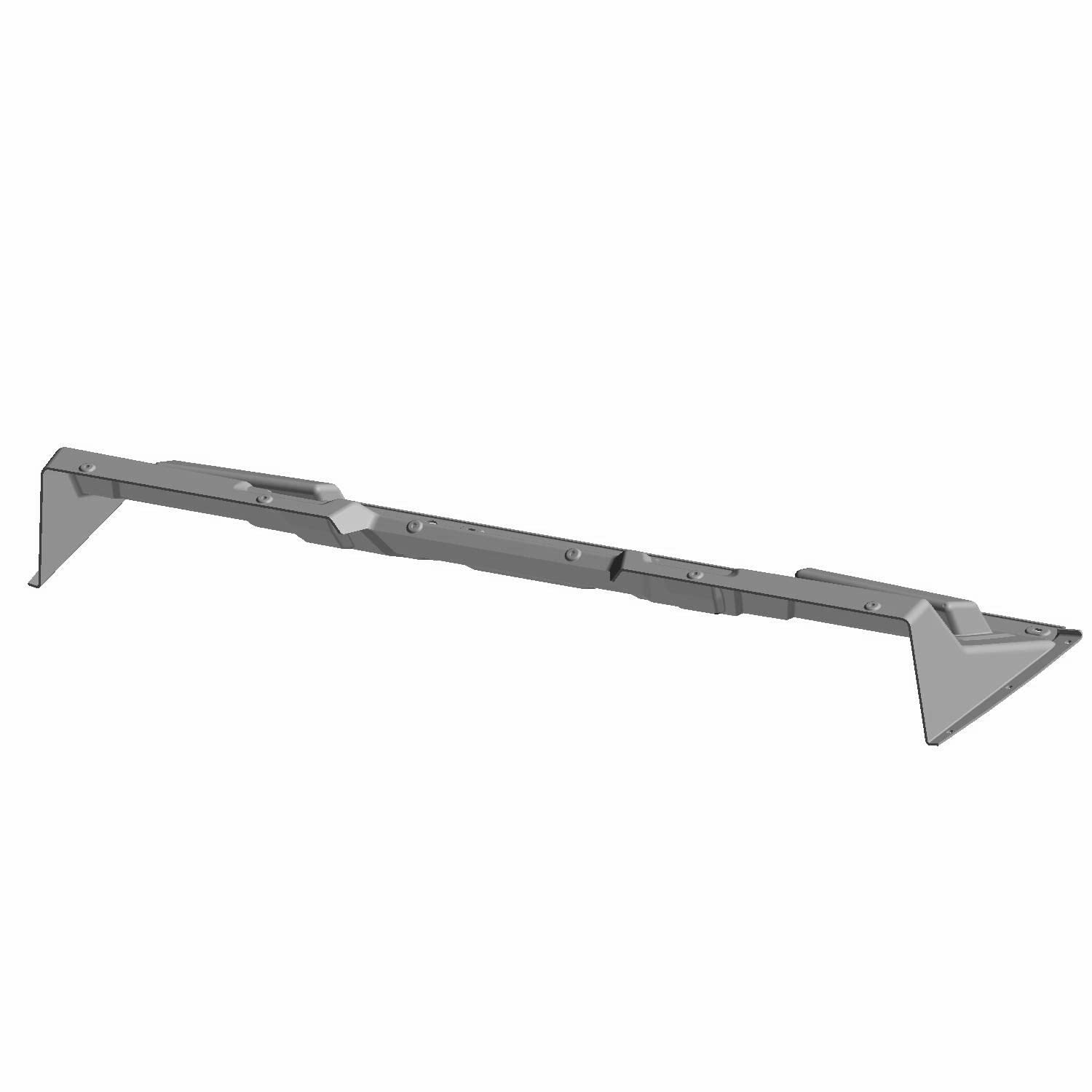 Polaris Ranger Floor, Rear, Front, Gloss Black, Crew, Genuine OEM Part 5438097-070, Qty 1