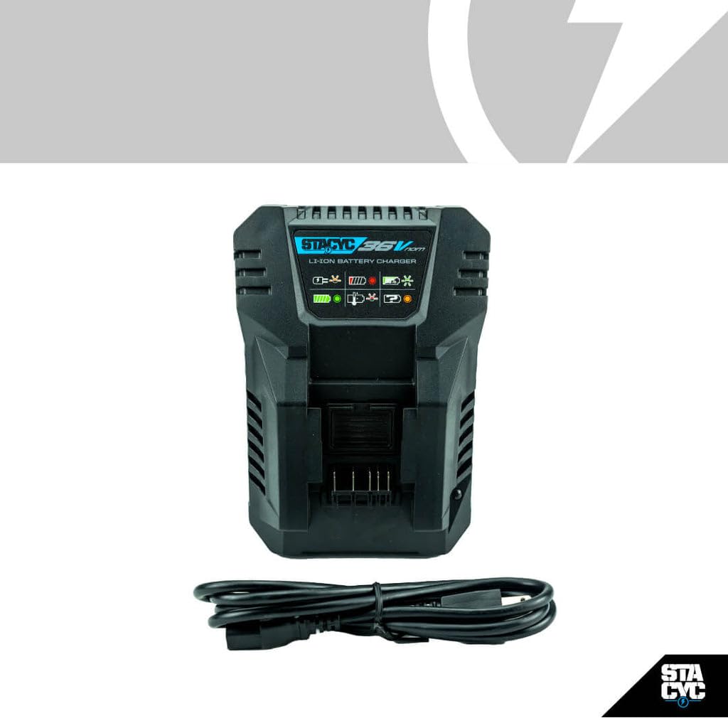 STACYC 36V Fast Smart Battery Charger for 3AH/6AH Batteries