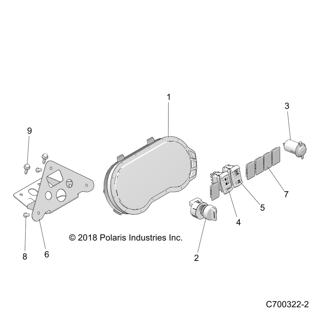 
                      
                        Polaris RZR AWD Switch, Sealed, Genuine OEM Part 4015034, Qty 1
                      
                    