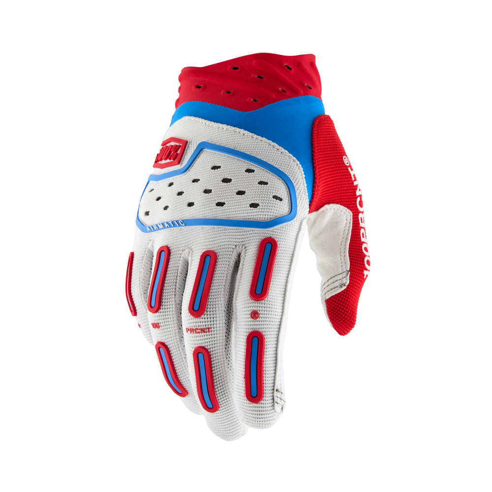 Airmatic 2 Gloves Red/White/Blue Sm