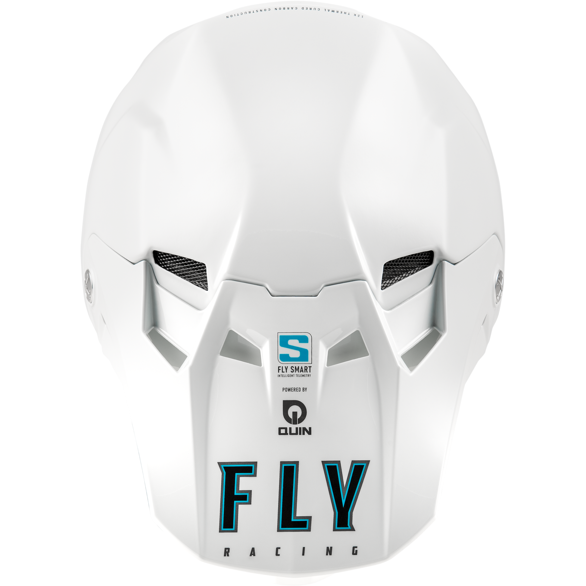 Formula S Carbon Solid Helmet White Md