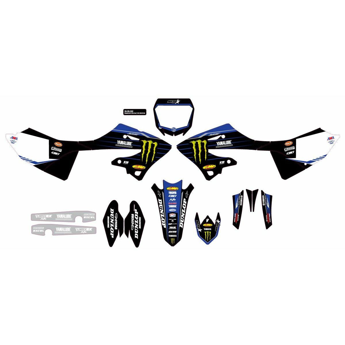 Complete Kit 22 Star Yam White Bg