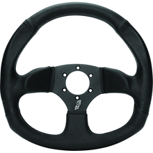 DragonFire Racing Steering Wheels - D-Shaped- Vinyl- Iron Series- 0in offset