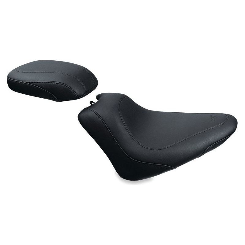 Mustang 11-13 Harley Blackline, 12-17 Slim,Slim S Wide Tripper Passenger Seat - Black