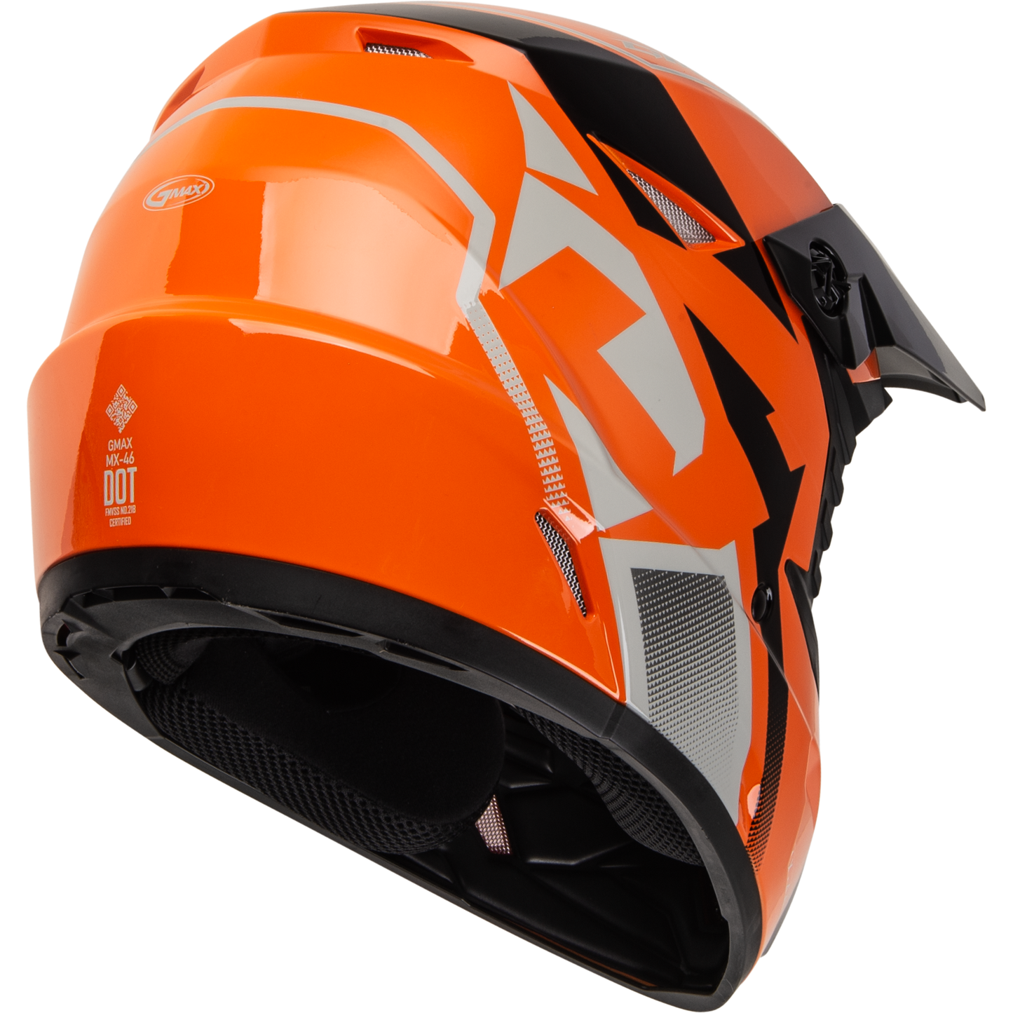 Mx 46 Compound Helmet Orange/Black/Grey Xl