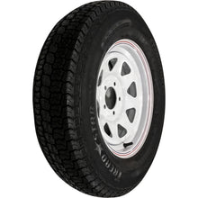 Trailer Tire And Wheel Assembly White