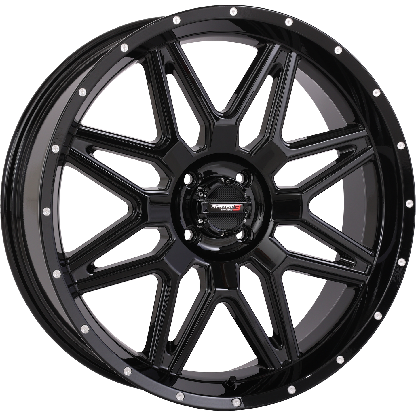 St7 Wheel 20x7 4+3 (+10mm) 4/110 Gloss Black
